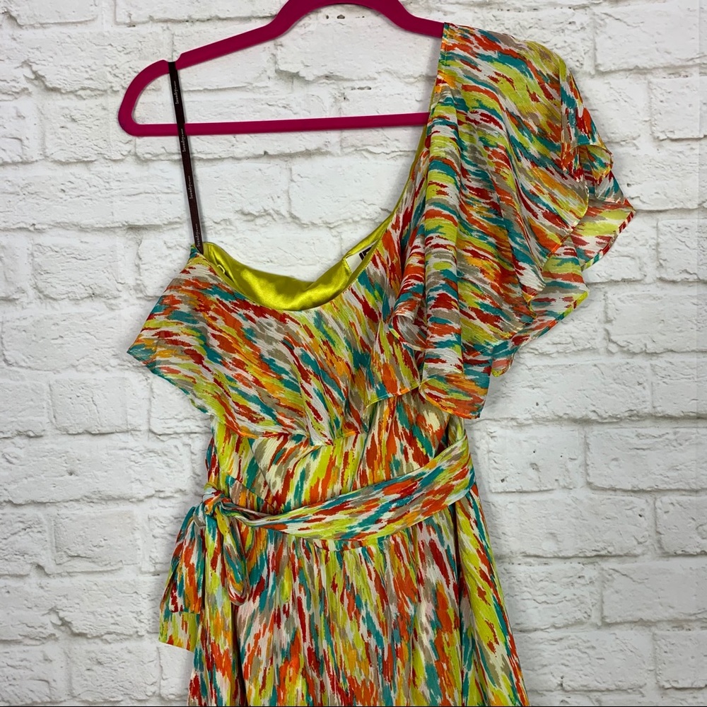 Laundry By Design Ruffled One Shoulder Mini Dress - Picture 7 of 11